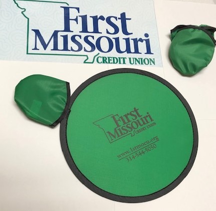 First Missouri Credit Union • Family flyer with carrying bag (blue or green)