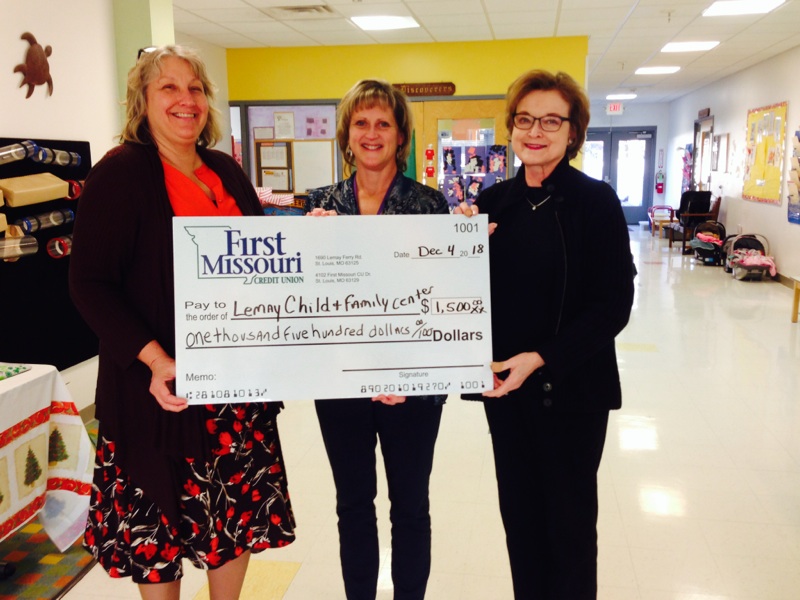 Lemay Child & Family Center received $1,500 to provide 60 kids lunch for a month!
